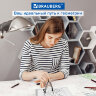 Циркуль с защитным колпачком BRAUBERG "ULTRA", 135 мм, графитовый, блистер, 210817, 210817