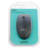 Мышь проводная LOGITECH M100, USB, 2 кнопки + 1 колесо-кнопка, оптическая, черно-серая, 511454