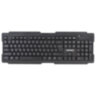 Клавиатура беспроводная SONNEN KB-5156, USB, 104 клавиши, 2,4 Ghz, черная, 512654, 512654