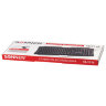 Клавиатура беспроводная SONNEN KB-5156, USB, 104 клавиши, 2,4 Ghz, черная, 512654, 512654