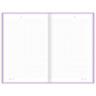 Блокнот А5 134х206 мм, 80 л., твёрдый, клетка, BRAUBERG "Minimal", сиреневый, 116440, 116440