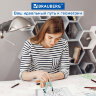 Циркуль с защитным колпачком BRAUBERG "ULTRA", 135 мм, мятный, блистер, 210820, 210820