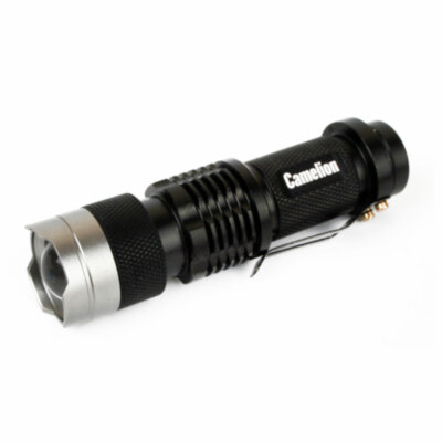 Фонарь CAMELION XP-E, ЯРКИЙ, ZOOM, 3 режима, питание 1хAA, LED5135, 238279