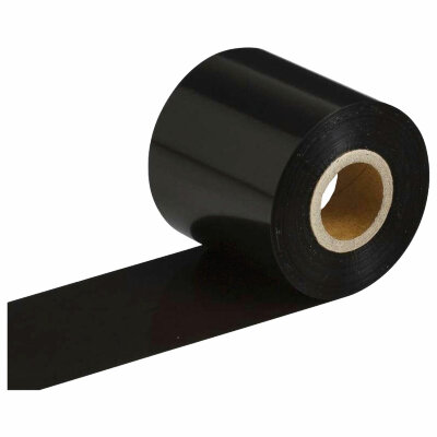 Риббон WAX/RESIN, 30 мм х 300 м, диаметр втулки 25,4 мм (1 дюйм), красящий слой наружу (OUT), 364616, 364616