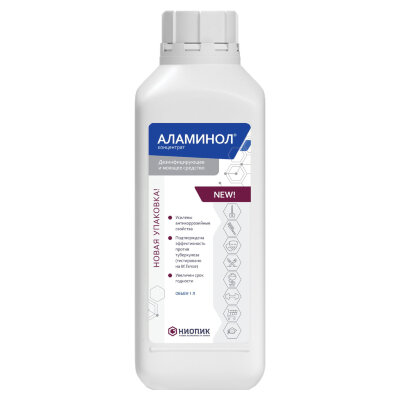 Средство дезинфицирующее 1 л, АЛАМИНОЛ, концентрат, 601594