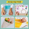 Клейкая двухсторонняя лента 19 мм х 10 м, БУМАЖНАЯ ОСНОВА, BRAUBERG, 227268, 227268