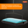 Щетка-веник-пылесос механическая, металлическая, плотная щетина на роликах, чёрно-бирюзовый, разборный, колорбокс, DASWERK, 608948, 608948