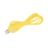 Кабель силиконовый USB – Lightning 8 pin, 1 м, VIXION PRO VX-12i, для зарядки и передачи данных, желтый, 02984, БП-00000966, 514413