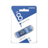 Флеш-диск 8 GB, SMARTBUY Glossy, USB 2.0, синий, SB8GBGS-B, 512178