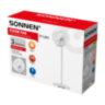 Вентилятор напольный SONNEN FT-L501, 60 Вт, 45 см, 3 скорости, вращение на 70°, механическое управление, белый, 457785, 457785