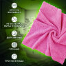 Салфетки из МИКРОФИБРЫ 25х25 см, КОМПЛЕКТ 5 шт., ULTRASONIC MULTI COLOUR, 220 г/м2, LAIMA HOME, 608216, 608216