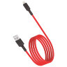 Кабель USB – Lightning 8 pin, 1 м, VIXION PRO VX-07i, для зарядки и передачи данных, красный, 01192, БП-00000910, 514407
