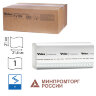 Полотенца бумажные 250 шт., VEIRO (H3) BASIC, 1-слойные, цвет натуральный, КОМПЛЕКТ 20 пачек, 21х21,6, V-сложение, KV104, 129533