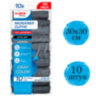 Салфетки из МИКРОФИБРЫ 30х30 см, GRAY, big pack, КОМПЛЕКТ 10 штук, 180 г/м2, LAIMA HOME, 700609, 700609