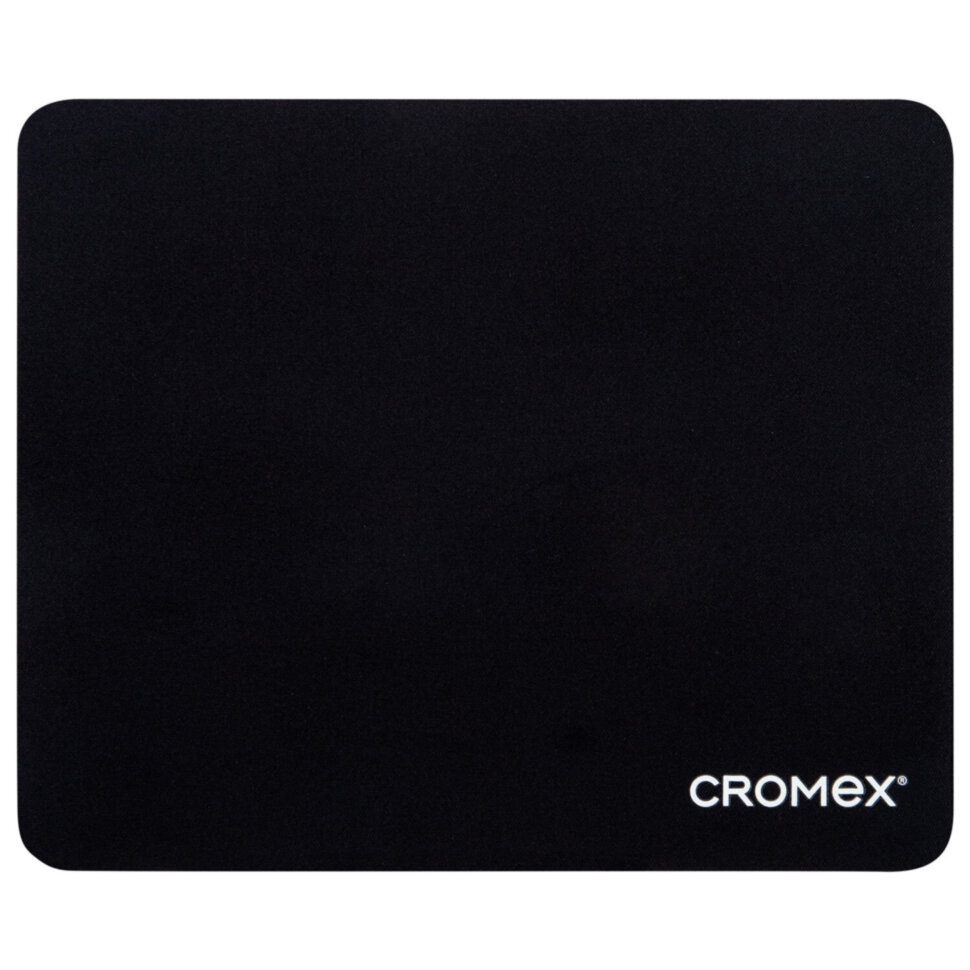 Коврик для мыши CROMEX (КРОМЕКС) "SLIM", резина + ткань, 220х180х2 мм, 513954, 513954