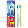 Зубная щетка НАБОР (1+1) COLGATE "Массажер", средней жесткости, FCN20845, 609071