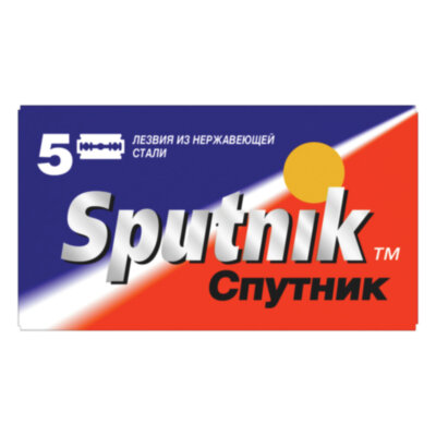 Сменные лезвия для безопасных бритв SPUTNIK (Спутник) "Stainless", 5 шт., 602848