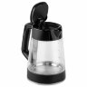 Чайник CENTEK CT-1014, 1,7 л, 2200 Вт, закрытый нагревательный элемент, стекло, черный, CT-1014 Black, 457623