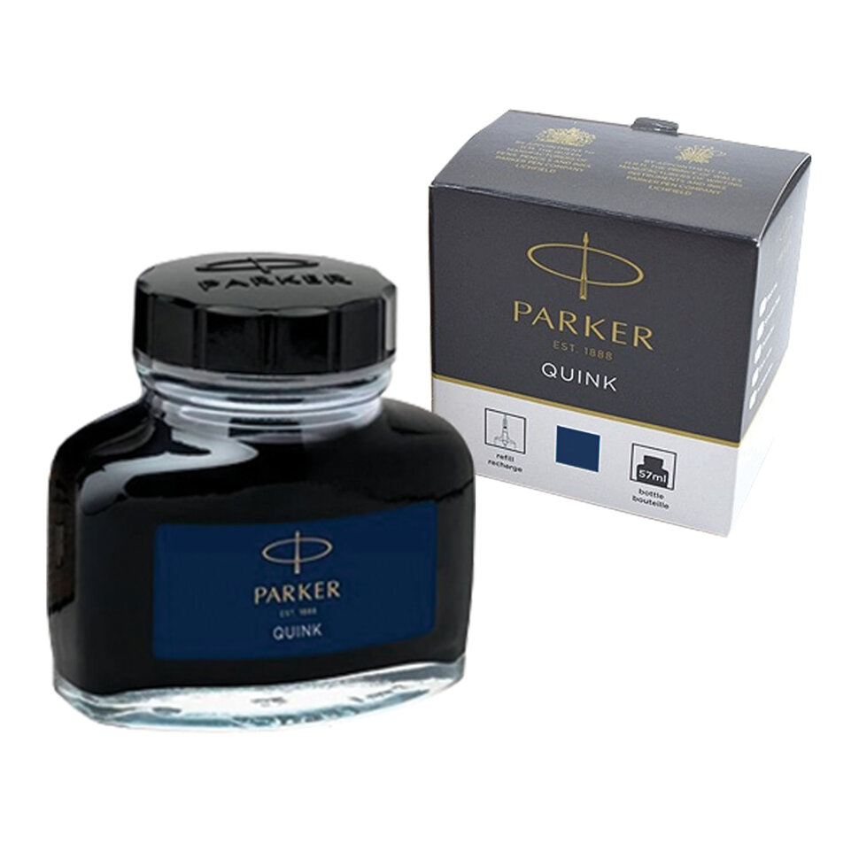 Чернила PARKER "Bottle Quink", объем 57 мл, синие, 1950376, 226753