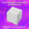 Блок для записей в боксе, 9х9х9 см, плотность 80 г/м2, белизна 95-98%, BRAUBERG, 122223, 122223