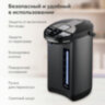 Термопот на 6,5 литра, 2 режима подачи воды BQ (БИ-КЬЮ) TP536, 1450 Вт, 5 температурных режимов, металл, 86189885, 457537