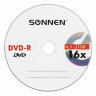 Диски DVD-R SONNEN 4,7 Gb 16x Bulk (термоусадка без шпиля), КОМПЛЕКТ 50 шт., 512574, 512574