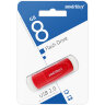 Флеш-диск 8 GB SMARTBUY Scout USB 2.0, красный, SB008GB2SCR, 513760