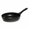 Сковорода 24 см, антипригарное покрытие, soft-touch ручка, SCOVO "Hi-Black", HB-003, 700964