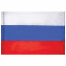 Флаг России, 90х135 см, напольный с флагштоком, высота 2,25 м, оцинкованная сталь с полимерным покрытием, 550007