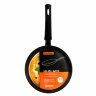 Сковорода блинная 22 см антипригарное покрытие, soft-touch ручка, SCOVO "Hi-Black", HB-039, 700969