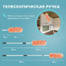 Пипидастр (сметка-метелка) для уборки пыли, метелка 30 см, рукоятка 80-160 см, оранжевый, LAIMA, 603619, 603619