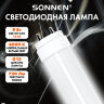 Лампа-трубка светодиодная SONNEN EXTRA, 9 (18) Вт, G13, 30000 ч, 60 см, нейтральный белый, LED T8-9W-4000-G13, 457937, 457937