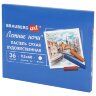 Пастель сухая художественная BRAUBERG ART "Летние ночи", 36 цветов, круглое сечение, 182091, 182091