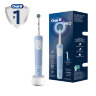 Зубная щетка электрическая ORAL-B (Орал-би) Vitality Pro, БЕЛАЯ/ГОЛУБАЯ, 1 насадка, 53019436, 608717