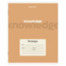 Тетрадь 24 л. BRAUBERG, линия, обложка картон, KNOWLEDGE, 107309, 107309