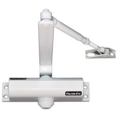 Доводчик FALCON EYE FE-B4W на дверь 65-85 кг, белый, 00-00110295, 354280