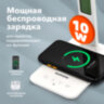 Настольная лампа / светильник с дисплеем и беспроводной зарядкой "8 в 1", LED, 10 Вт, белый, DASWERK (ДАСВЕРК), 238325, 238325