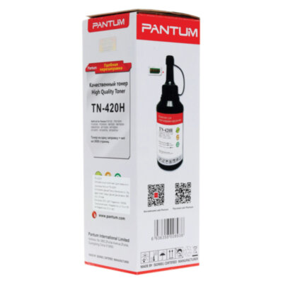 Заправочный комплект PANTUM (TN-420HP) P3010/P3300/M6700/M6800/M7100, ресурс 3000 стр., + чип, оригинальный, 363063