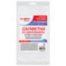 Салфетка из МИКРОФИБРЫ 40х80 см, WHITE ULTRA DENSE OVERLOCK, белая, 280 г/м2, LAIMA HOME, 608227, 608227