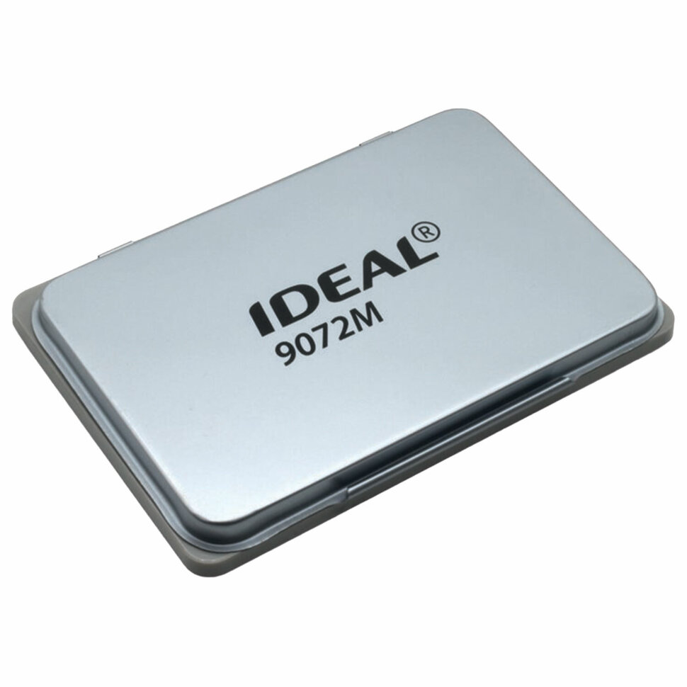 Штемпельная подушка TRODAT IDEAL 9072М, 110х70 мм, металлический корпус, НЕОКРАШЕННАЯ, 190568, 238386