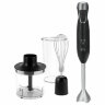 Блендер погружной POLARIS PHB 0848 Brilliant Collection, 800 Вт, 2 режима, 3 насадки, стакан, черный, 456714
