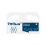 Покрытия на унитаз Tellus/TORK (Система V1), 1/2 сложения, КОМПЛЕКТ 250 шт., 37х41 см, Advanced, белые, 750197, 608716