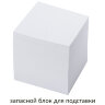 Блок для записей непроклеенный, 9х9х9 см, плотность 80 г/м2, белизна 95-98%, ОФИСМАГ, 123019, 123019