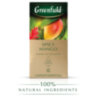 Чай GREENFIELD "Spicy Mango" зеленый с манго, 25 пакетиков по 1,5 г, 1725-10, 623509