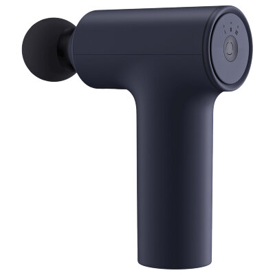 Массажный пистолет XIAOMI Massage Gun Mini, перкуссионный, 3 режима, 3 насадки, до 2500 об/мин, синий, BHR6083GL, 456672