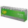 Батарейки КОМПЛЕКТ 20 шт., GP Super G-Tech, AA (LR6,15А), алкалиновые, пальчиковые, 15A-2CRVS20, GP 15A-2CRVS20, 455923