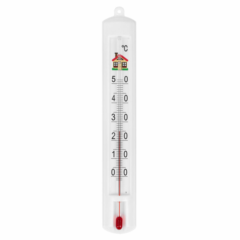 Термометр комнатный, "ДОМИК", диапазон измерения: от 0 до +50 °C, ПТЗ, ТСК-7, 671374