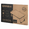 Столик складной для ноутбука/завтрака BRABIX BT-002 (600х400х265 мм), черный, 532901, 532901