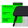 Столик складной для ноутбука/завтрака BRABIX BT-002 (600х400х265 мм), черный, 532901, 532901