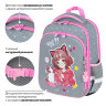 Ранец BRAUBERG QUADRO, 3 отделения, с брелком, "Anime friends", 37х28х18 см, 272022, 272022